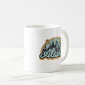 Staat Alaska Kaffeetasse (VorderseiteRechts)