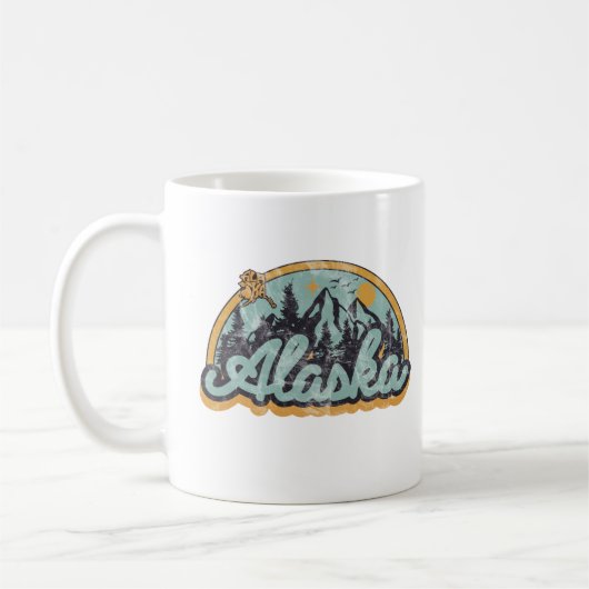 Staat Alaska Kaffeetasse (Links)