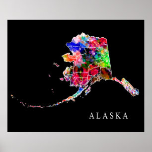 STAAT ALASKA POSTER