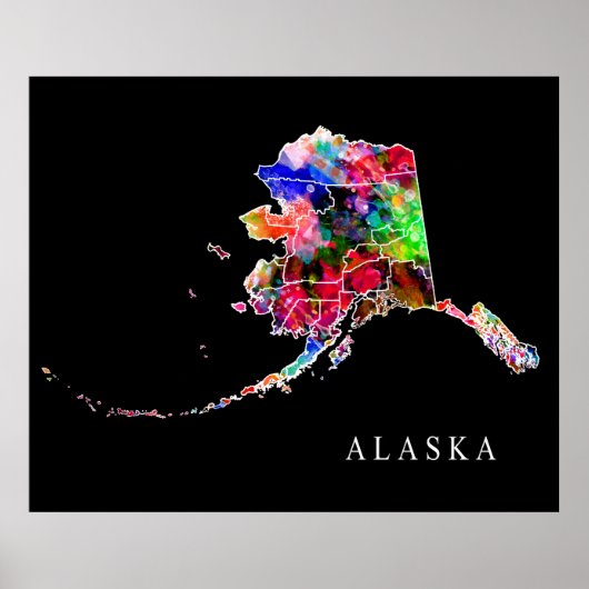 STAAT ALASKA POSTER (Vorne)