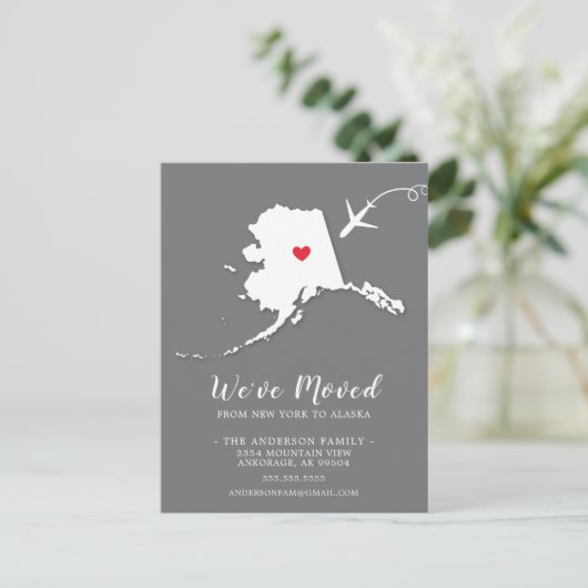 Staat ALASKA Postkarte verschieben (Stehend Vorderseite)