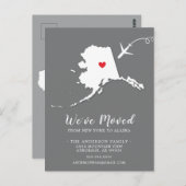 Staat ALASKA Postkarte verschieben (Vorne/Hinten)