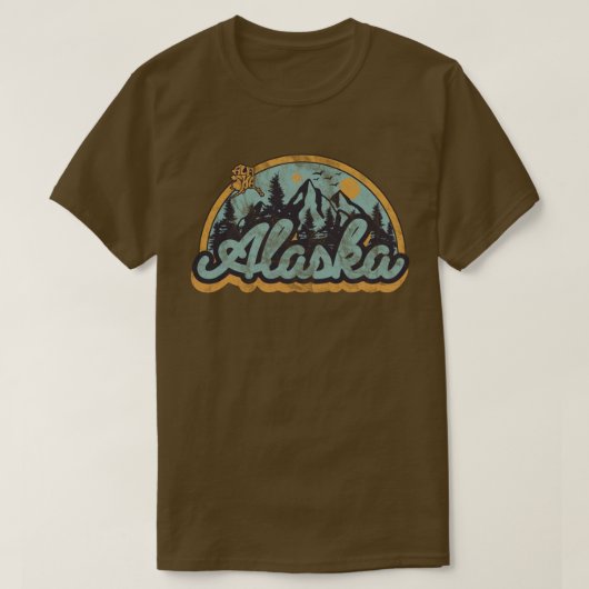 Staat Alaska T-Shirt (Design vorne)