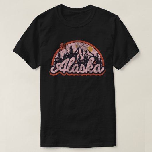Staat Alaska T-Shirt (Design vorne)