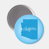 Staat Arizona Magnet (Vorderseite/Rückseite)