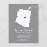 Staat Arizona Postkarte