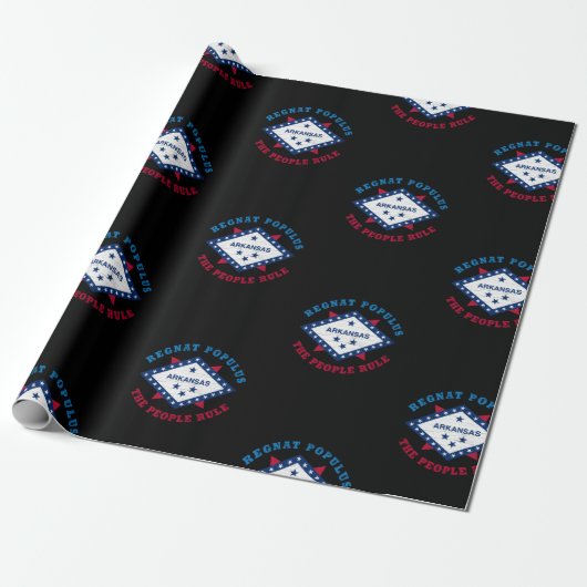 STAAT ARKANSAS GESCHENKPAPIER (Ungerollt)