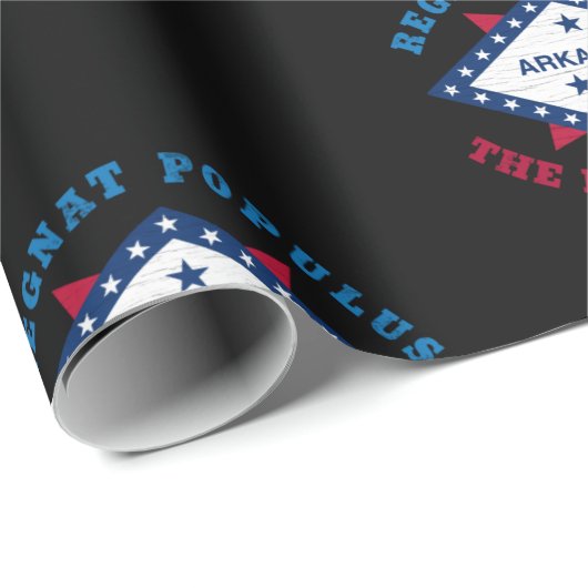 STAAT ARKANSAS GESCHENKPAPIER (Rolleneckpunkt)