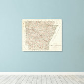 Staat Arkansas Leinwanddruck (Insitu (Holzboden))