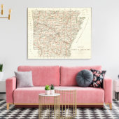 Staat Arkansas Leinwanddruck (Insitu (Wohnzimmer))