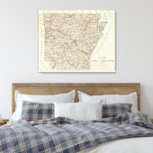 Staat Arkansas Leinwanddruck (Insitu (Schlafzimmer))