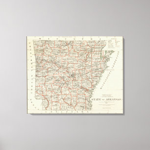 Staat Arkansas Leinwanddruck