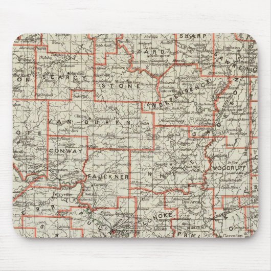 Staat Arkansas Mousepad (Vorne)