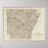 Staat Arkansas Poster (Vorne)