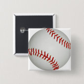 Staat-Baseball mit dem großen roten Nähen Button (Vorne & Hinten)