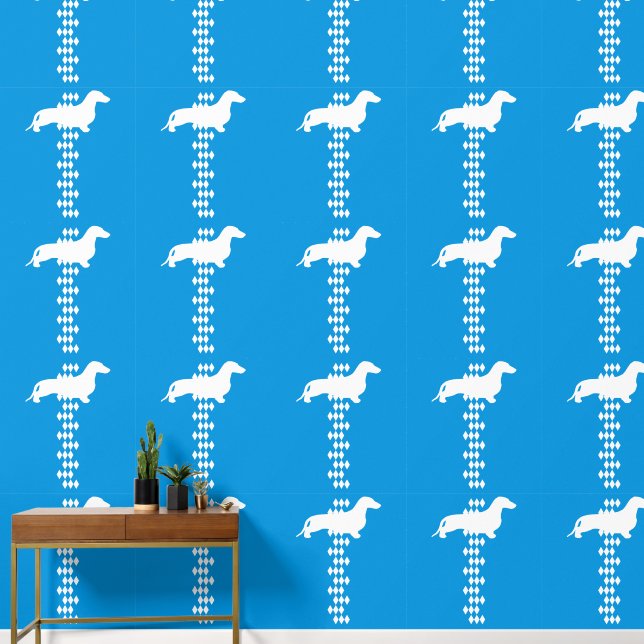 Staat Bayern - Dackel mit Kurzen Haaren Tapete (Korridor)