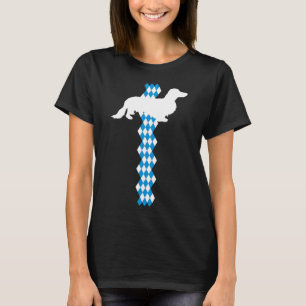 Staat Bayern - Dackel mit langer Haare T-Shirt
