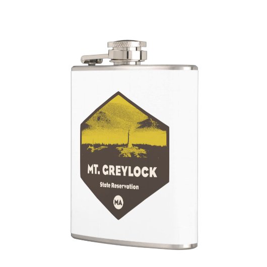 Staat Berg Greylock Massachusetts Flachmann (Links)