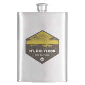 Staat Berg Greylock Massachusetts Flachmann (Vorderseite)