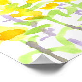 Staat Bird des Nebraska-Westerns Meadowlark Poster (Ecke)