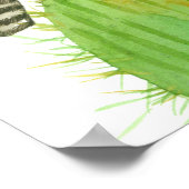 Staat Bird of Arizona Cactus Wren Poster (Ecke)