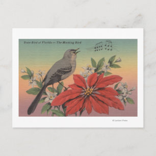 Staat Bird of FloridaMocking BirdFlorida Postkarte