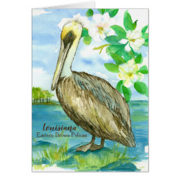 Staat Bird of Louisiana Pelican Blank