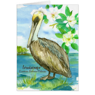 Staat Bird of Louisiana Pelican Blank