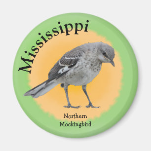 Staat Bird of Mississippi Magnet