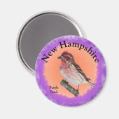 Staat Bird of New Hampshire Magnet (Vorderseite/Rückseite)