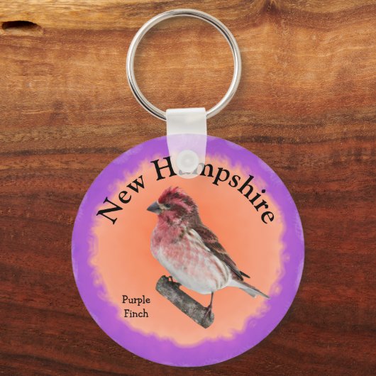 Staat Bird of New Hampshire Schlüsselanhänger (Vorderseite)