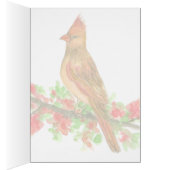 Staat Bird of Ohio Kardinal Blank (Innen (Rechts))