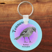 Staat Bird of Tennessee Schlüsselanhänger (Vorderseite)