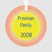 Staat Bird of Wisconsin Ornament (Rückseite)