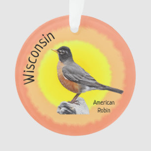 Staat Bird of Wisconsin Ornament