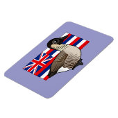 Staat Birdorable aus Hawaii: Nene Magnet (Linke Seite)