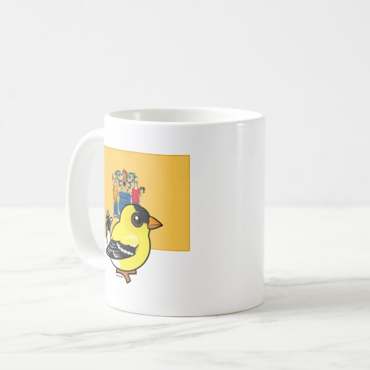 Staat Birdorable in New Jersey Kaffeetasse (Vorderseite Links)