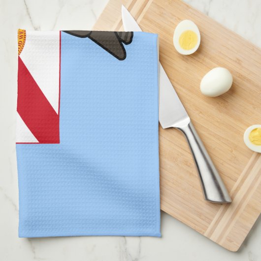 Staat Birdorable von Florida Geschirrtuch (Viertel Falte)