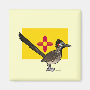 Staat Birdorable von New-Mexiko: Roadrunner Magnet