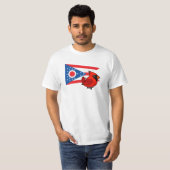 Staat Birdorable von Ohio T-Shirt (Vorne ganz)