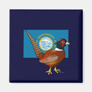 Staat Birdorable von South Dakota: Allgemeiner Magnet