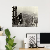 STAAT BLDG IRON WORKER 1930 POSTER (Heimbüro)