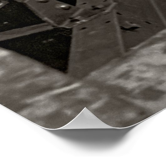 STAAT BLDG IRON WORKER 1930 POSTER (Ecke)