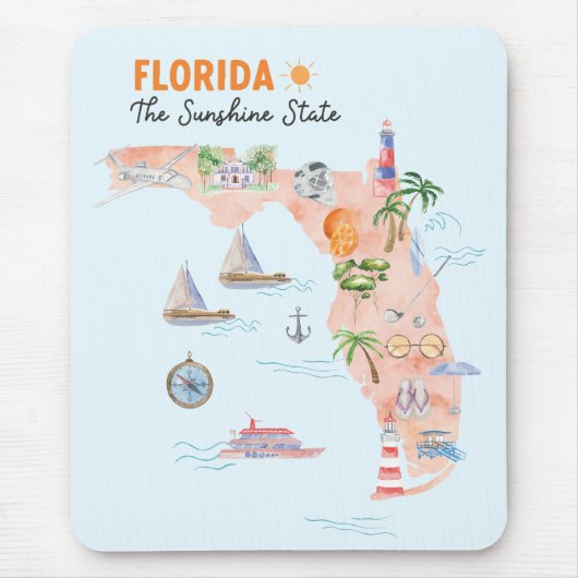 Staat California Mousepad (Vorne)