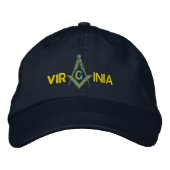 Staat Cap Bestickte Baseballkappe (Vorderseite)