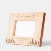 Staat Champions School Ski Team Custom Geätzte Rahmen (Links)