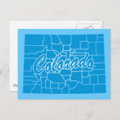 Staat Colorado Postcard Postkarte (Vorne/Hinten)