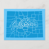 Staat Colorado Postcard Postkarte (Vorderseite)