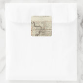 Staat Colorado Quadratischer Aufkleber (Tasche)