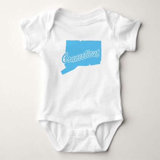 Staat Connecticut Baby Strampler (Vorderseite)